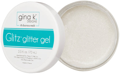 Therm O Web - Glitz Glitter Gel - 2.3 Ounces - White - Design Creative Bling