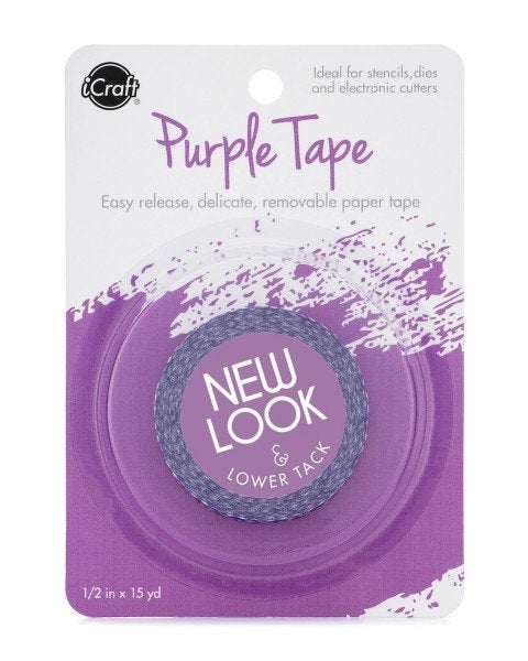 Therm O Web - iCraft - Purple Tape -  Easy Release Removable - 0.5 Inches x 15 Yards