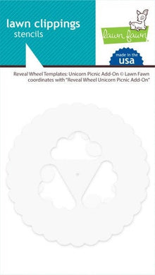 Lawn Fawn-reveal wheel templates: unicorn picnic add-on - Design Creative Bling