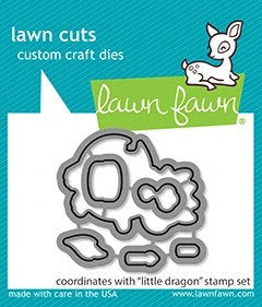 Lawn Fawn - Lawn Cuts - Dies - little dragon - Design Creative Bling