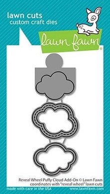 Lawn Fawn - Lawn Cuts - Dies - reveal wheel puffy cloud add-on - Design Creative Bling