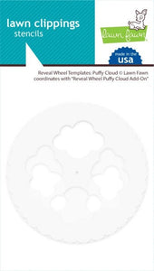 Lawn Fawn-reveal wheel templates: puffy cloud - Design Creative Bling