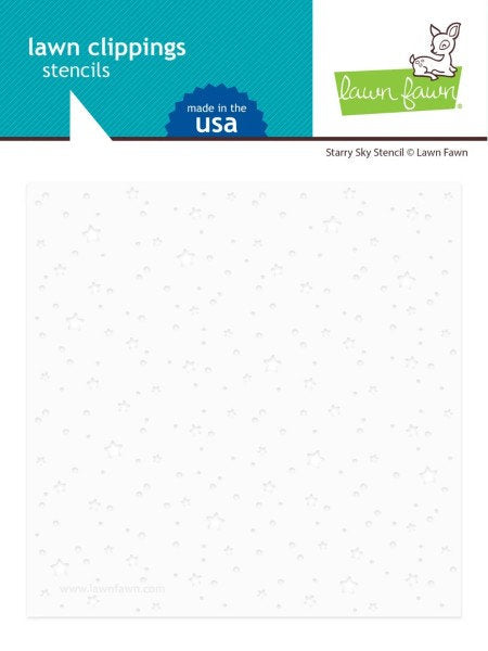 Lawn Fawn - starry sky stencil - Design Creative Bling