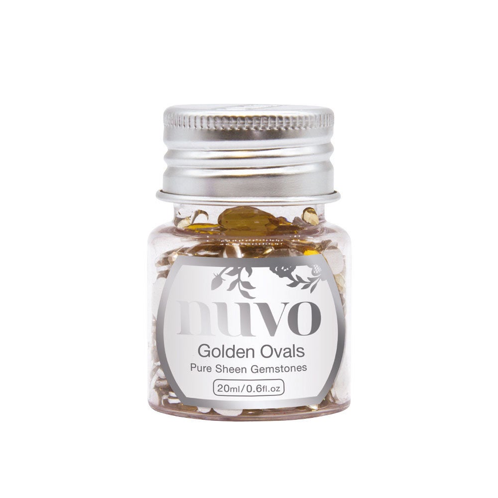 Nuvo - Pure Sheen Gemstones - Golden Ovals - Design Creative Bling