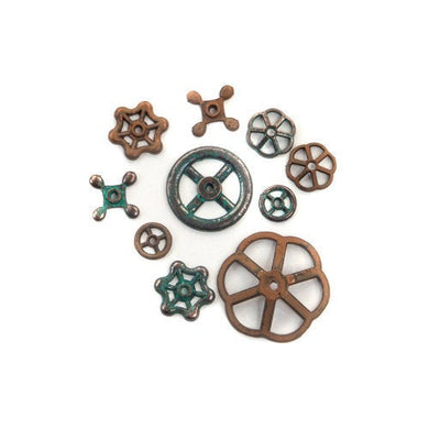 Prima - Finnabair - Mechanicals - Rusty Knobs - Design Creative Bling