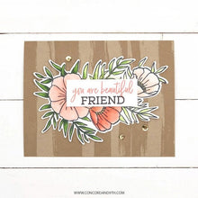 Cargar imagen en el visor de la galería, Concord and 9th - Clear Acrylic Stamps - Meadow Blossoms - Design Creative Bling

