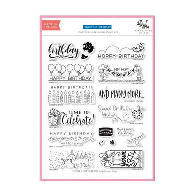 Stamping Village-Happy Birthday - Design Creative Bling