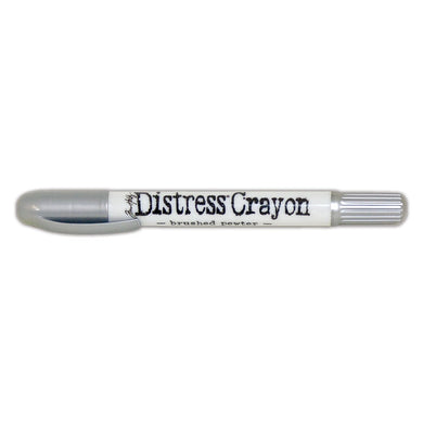 Ranger Ink - Tim Holtz - Distress Crayons - Brushed Pewter - Design Creative Bling
