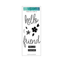Charger l&#39;image dans la galerie, Concord &amp; 9th - Clear stamp set - Friendly Hello - Design Creative Bling
