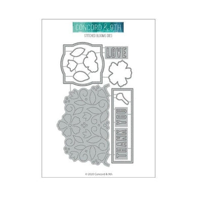 Concord & 9th-Die Set-Stitched Blooms - Design Creative Bling