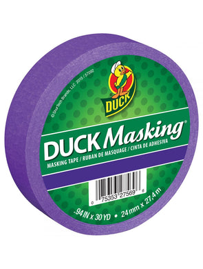 Duck Masking - Masking Tape.94-Inch by 30 Yards - Purple - Design Creative Bling