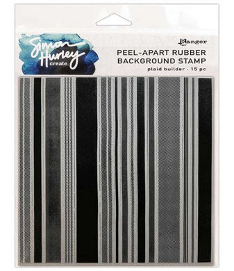Ranger-Simon Hurley create- Background Stamp Plaid Builder - Design Creative Bling