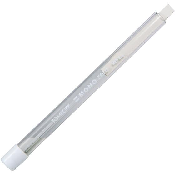 Tombow Mono -57308 Zero Eraser Refill -  2.5 x 5 mm Rectangle -  Tube of 2 Erasers
