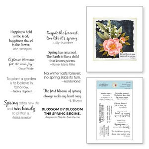 Spellbinders-Clear Stamp Set--Susan Tierney-Cockburn-Spring Quotes - Design Creative Bling